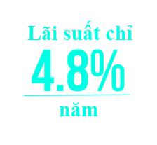 Lãi suất vay tại Evergreen Bắc Giang